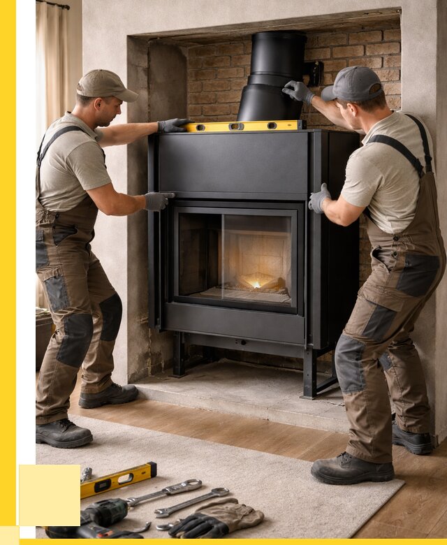 Установка каминных топок в Мичуринске под ключ от 18637 р. | ЭриданМчр