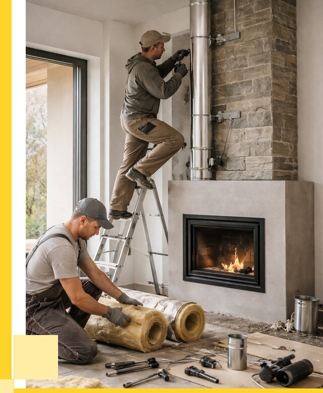 Монтаж дымоходов для каминов в Мичуринске от 15531 р. ЭриданМчр