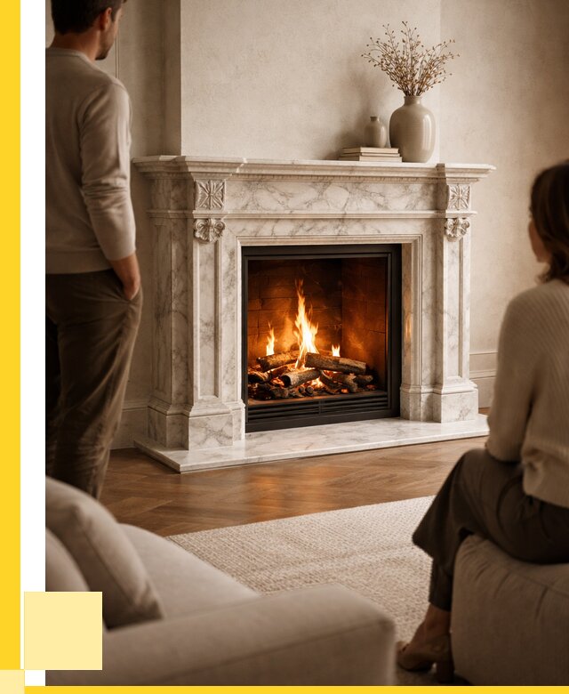 Мраморные камины под ключ в Мичуринске от 258850 р. | ЭриданМчр