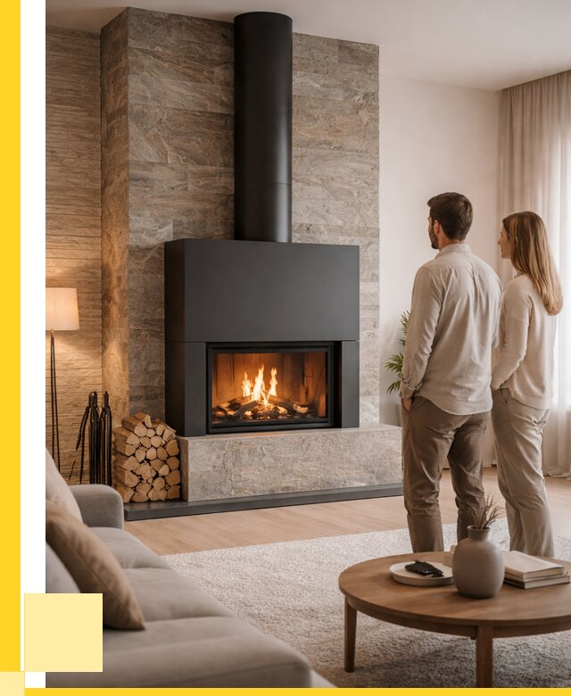 Закрытые камины под ключ в Мичуринске от 124248 р., ЭриданМчр