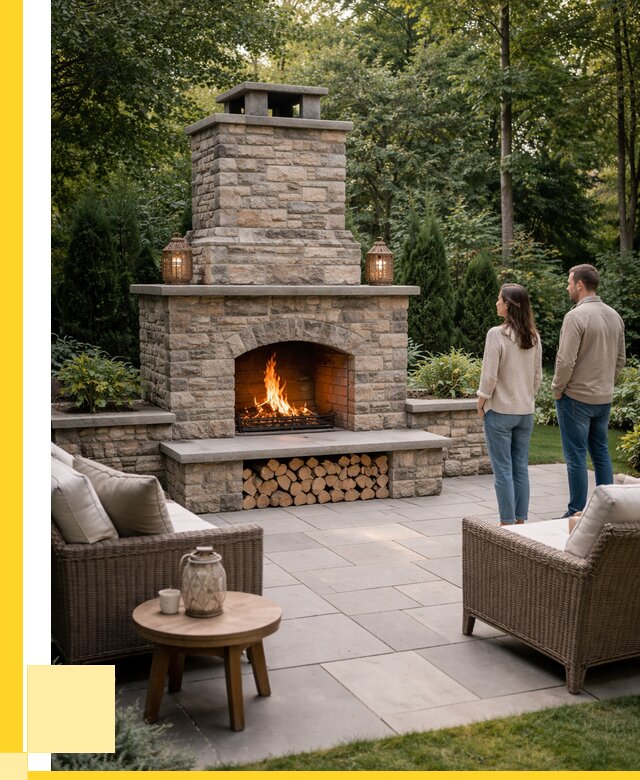 Уличные камины из кирпича в Мичуринске от 155310 р. | ЭриданМчр