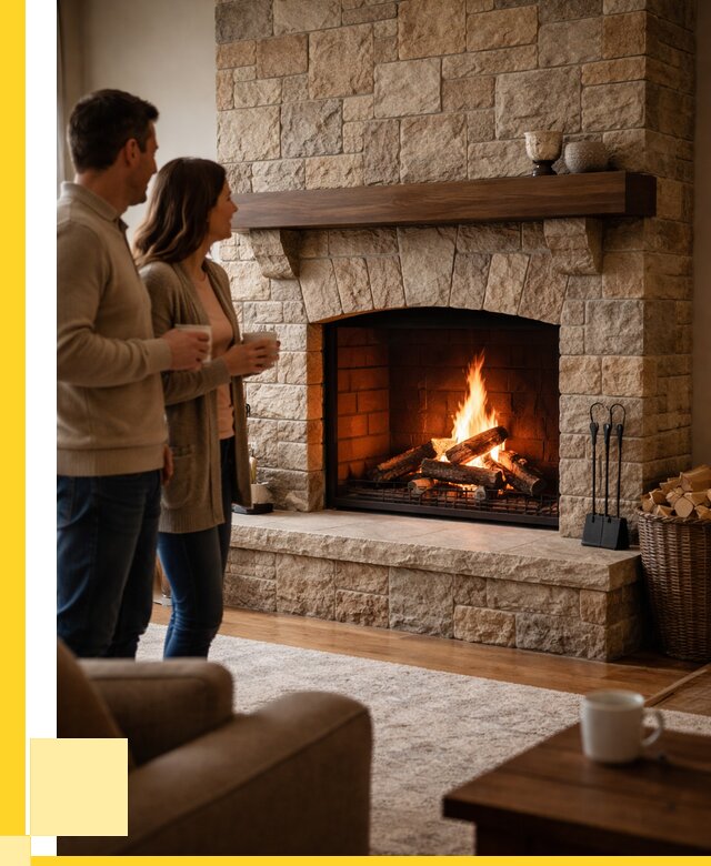 Каменные камины на заказ в Мичуринске от 186372 р. | ЭриданМчр