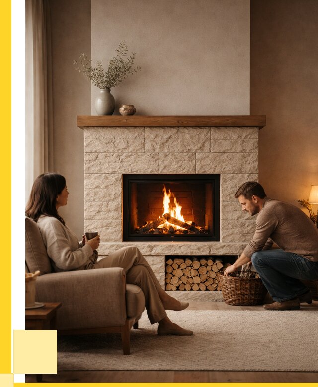 Камины для дома в Мичуринске под ключ от 155310 р. | ЭриданМчр