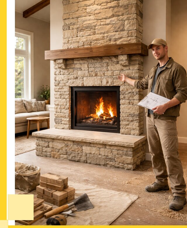 Камины под ключ в Мичуринске от 186372 р. | ЭриданМчр — установка