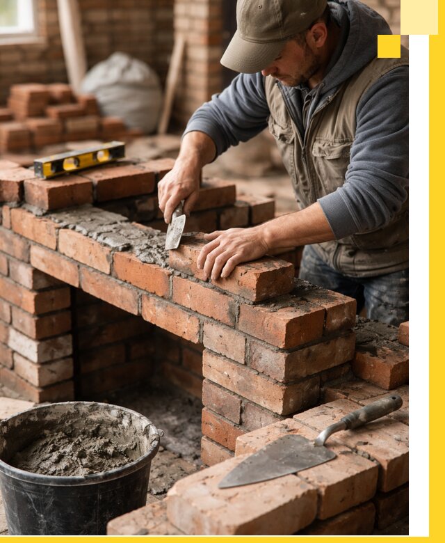 Кладка каминов под ключ в Мичуринске профессиональная отделка и монтаж