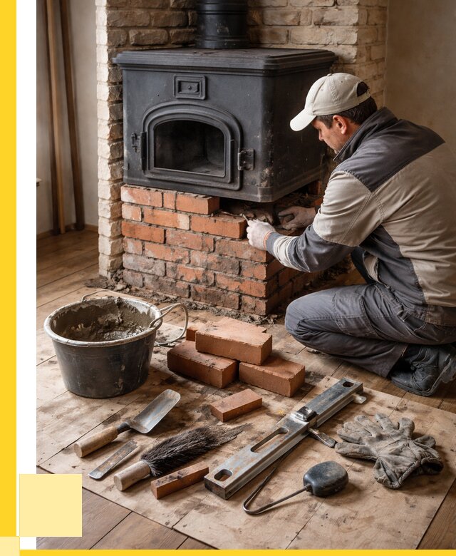 Ремонт печей в Мичуринске от 12425 р., услуги печника ЭриданМчр
