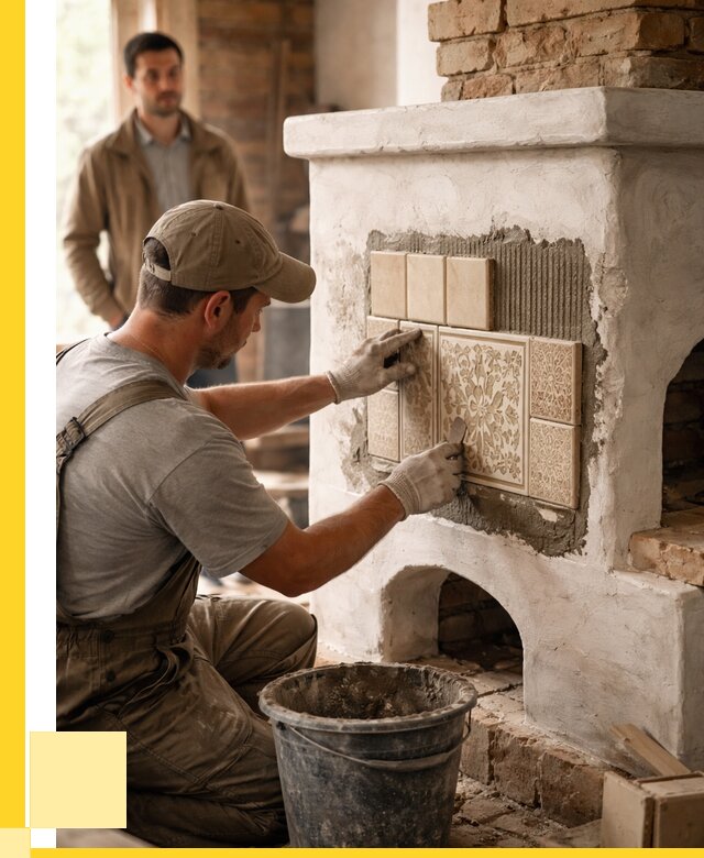 Отделка печей и банных печей в Мичуринске от 36239 р. | ЭриданМчр