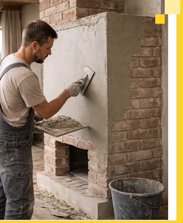 Отделка печей и облицовка каминов в Мичуринске под ключ