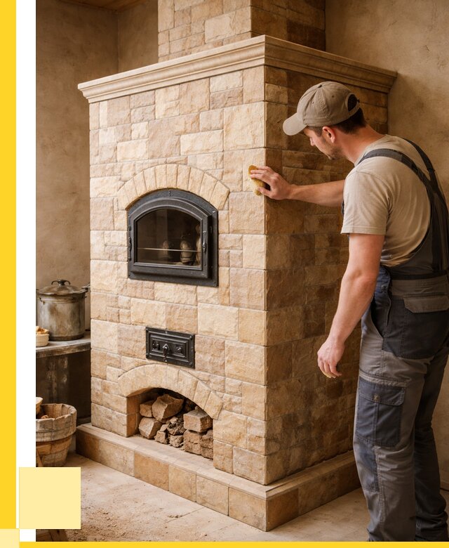 Облицовка печей в Мичуринске от 4659 р. под ключ | ЭриданМчр