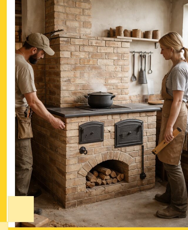 Варочно отопительные печи в Мичуринске от 93186 р. | ЭриданМчр