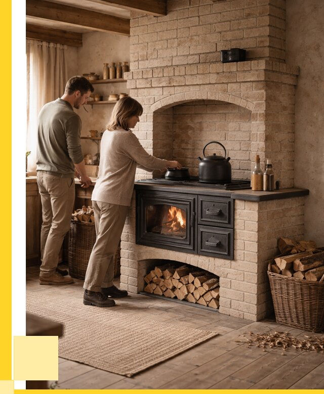 Печи с плитой в Мичуринске от 46593 р. | ЭриданМчр — кирпичная печь