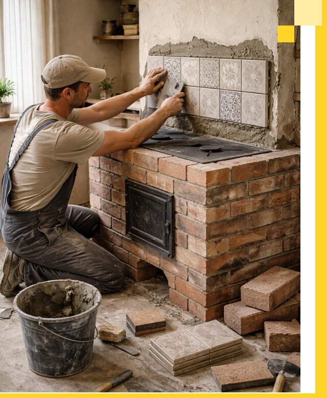 Печи с плитой на заказ монтаж гарантия и сервис в Мичуринске