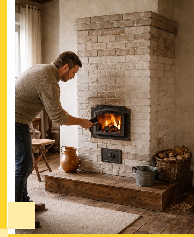 Печь голландка из кирпича в Мичуринске от 88009 р. | ЭриданМчр