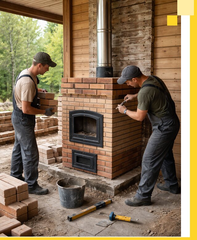 Производство и установка дачных печей под ключ в Мичуринске