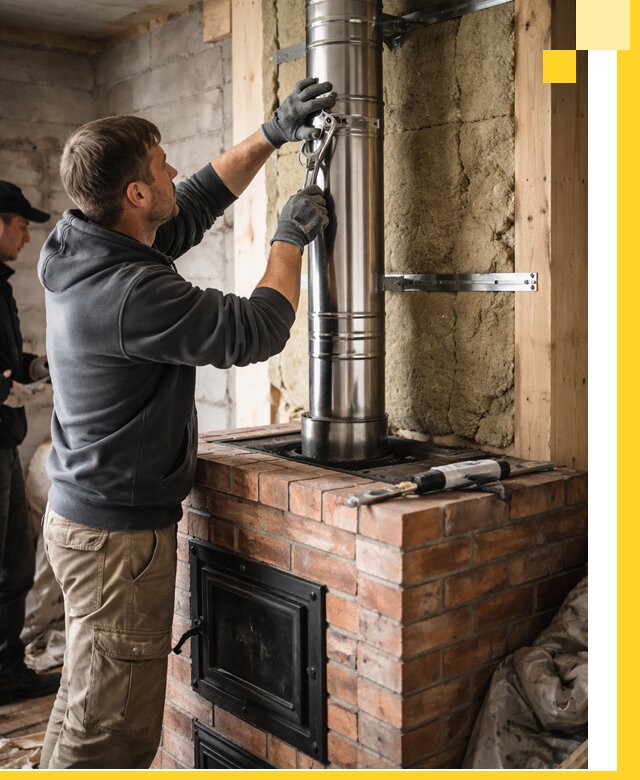 Изготовление и монтаж печей и дымоходов под ключ в Мичуринске