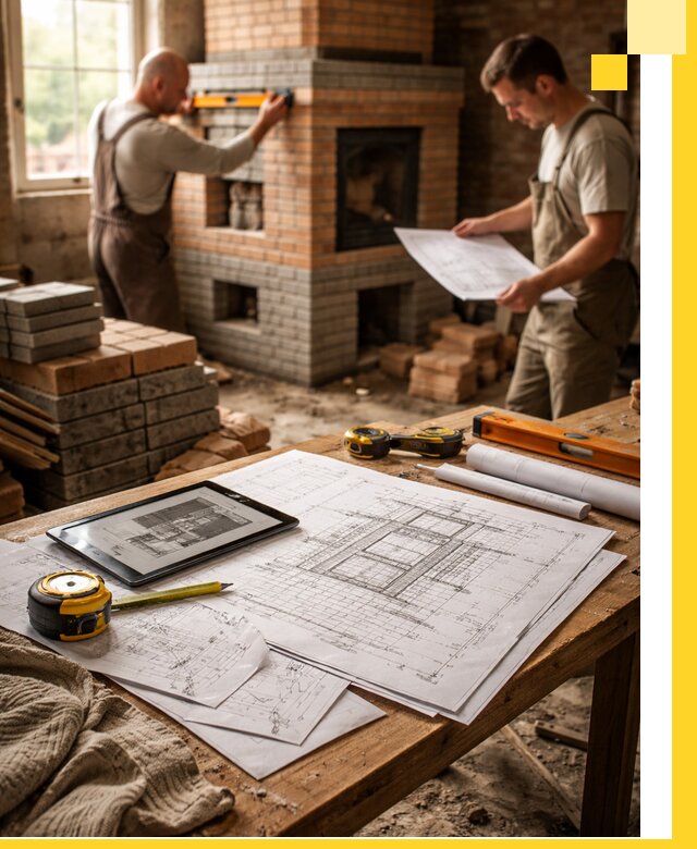 Проекты печей и каминов с индивидуальным дизайном в Мичуринске