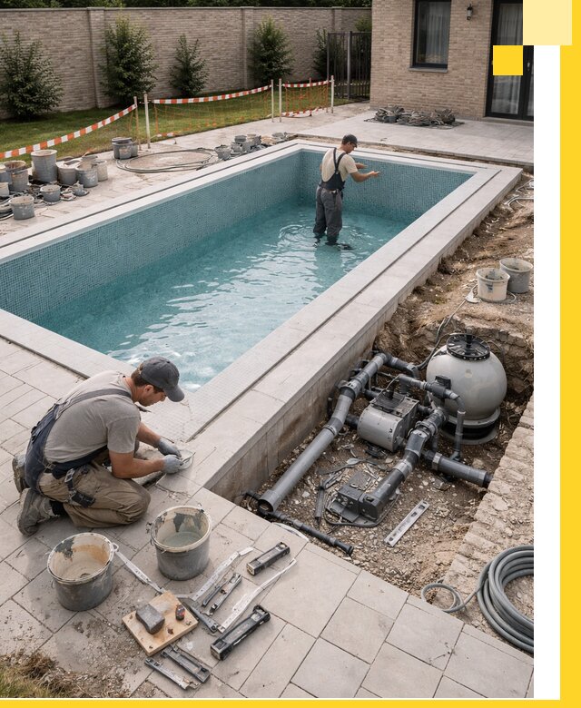 Строительство бассейнов под ключ в Мичуринске: проекты и монтаж