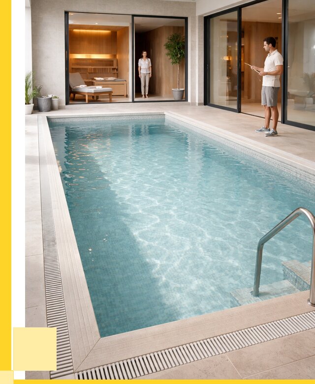 Отделка бассейна пленкой ПВХ в Мичуринске от 3624 р. - ЭриданМчр