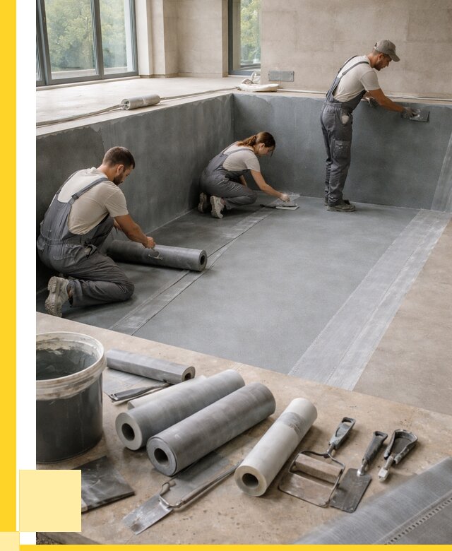 Гидроизоляция бассейнов в Мичуринске от 2071 р., ЭриданМчр