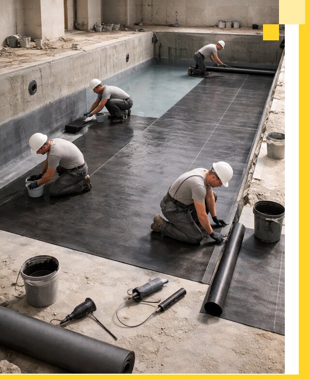 Профессиональная гидроизоляция бассейнов и чаш в Мичуринске под ключ