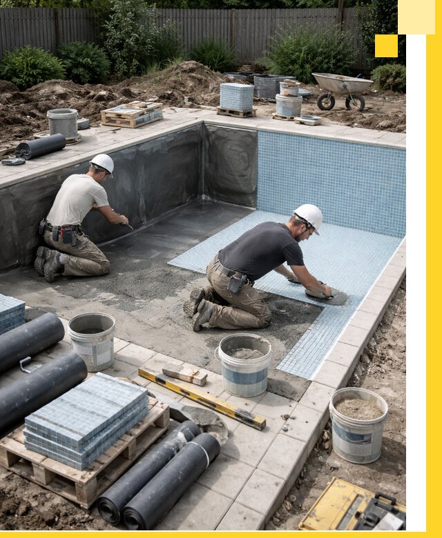 Проектирование и строительство стационарных бассейнов в Мичуринске