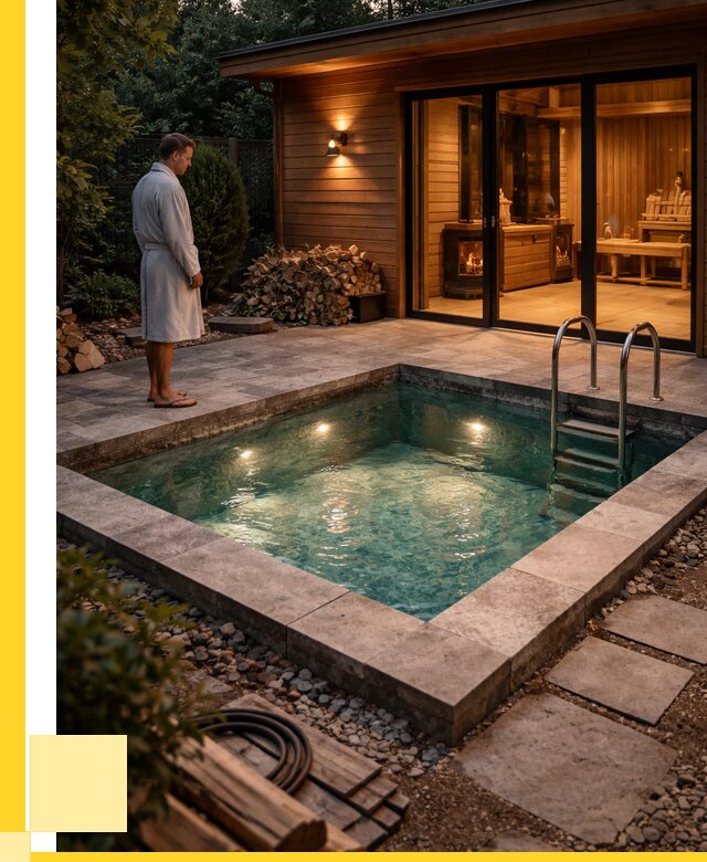 Бани с бассейном под ключ в Мичуринске от 98363 р. | ЭриданМчр