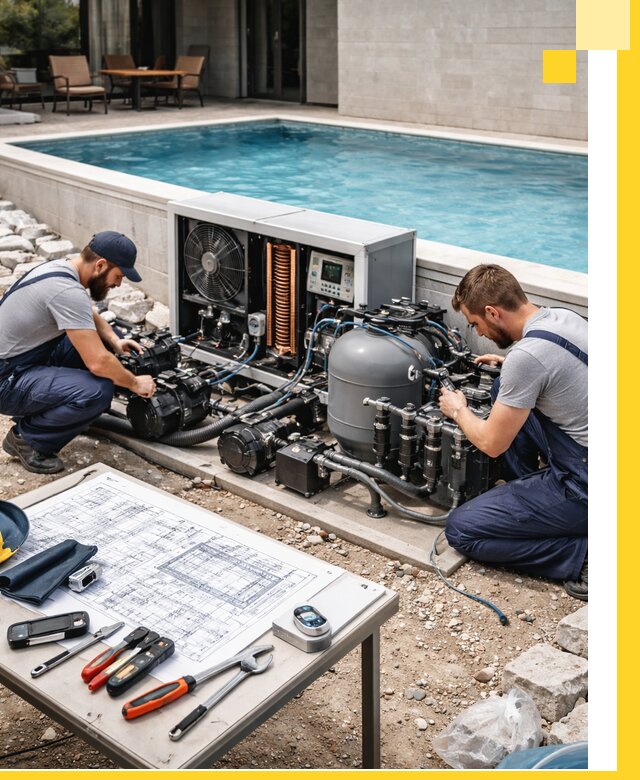 Проектирование и монтаж бассейнов с подогревом в Мичуринске