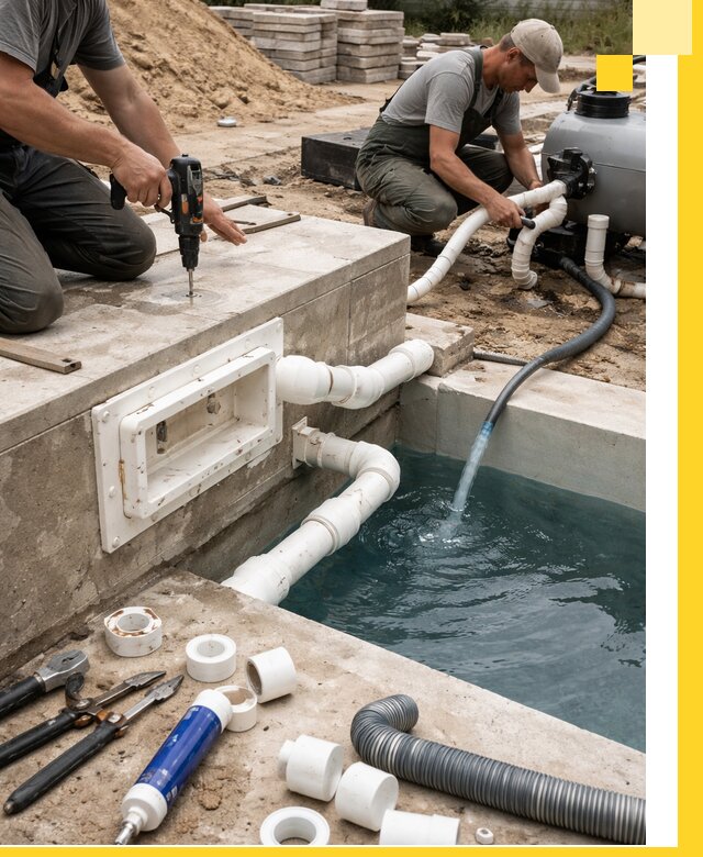 Строительство скиммерных бассейнов под ключ в Мичуринске