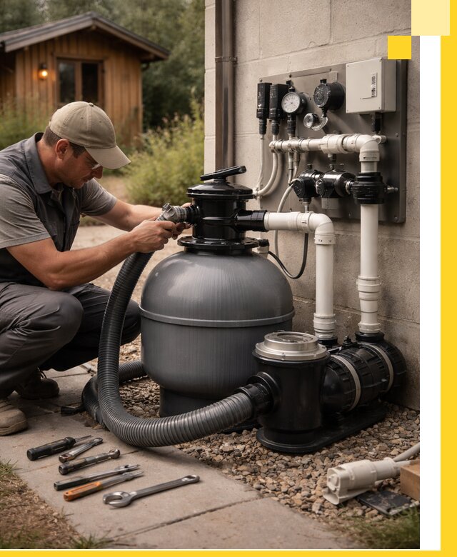 Продажа и монтаж фильтров и насосов для бассейнов в Мичуринске