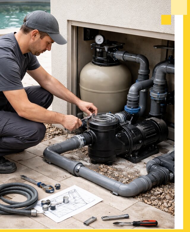 Поставка, монтаж и сервис насосов для бассейнов в Мичуринске