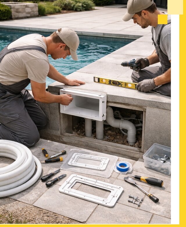 Поставка и установка скиммеров для бассейнов в Мичуринске