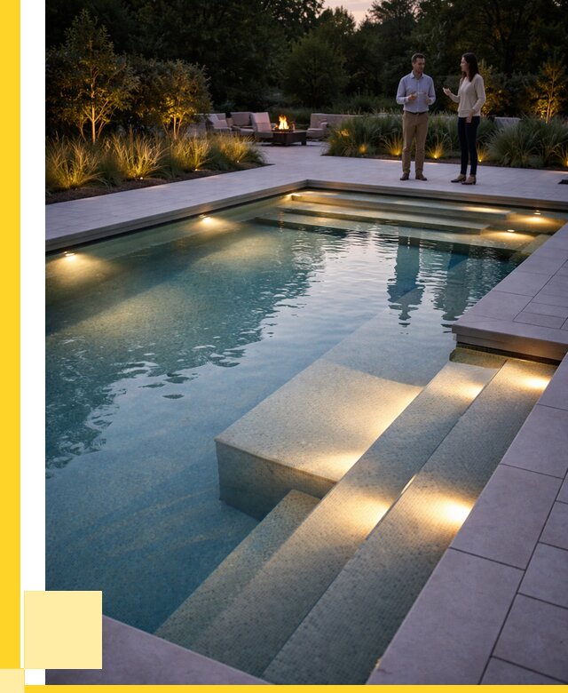 Освещение бассейнов в Мичуринске под ключ от 25885 р. | ЭриданМчр