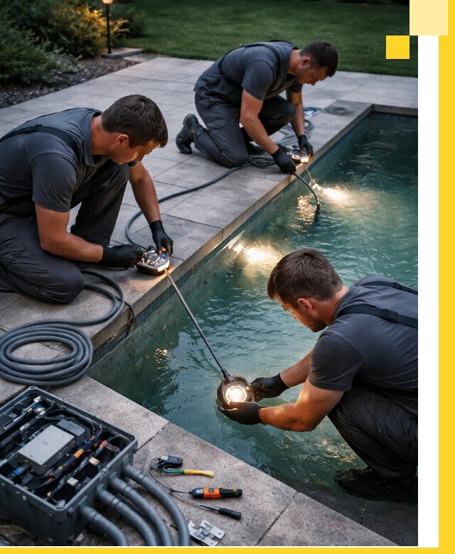 Профессиональное освещение бассейнов в Мичуринске: дизайн и монтаж