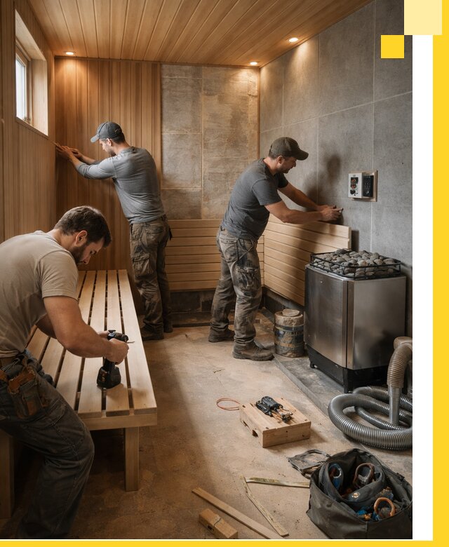 Сауны под ключ в Мичуринске, проектирование, строительство, отделка