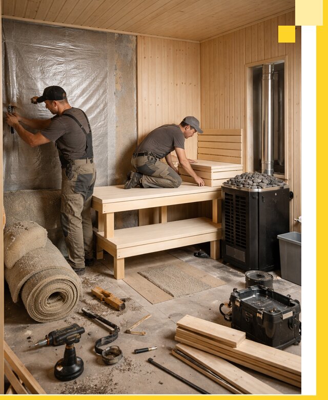 Проекты саун под ключ в Мичуринске дизайн и строительство