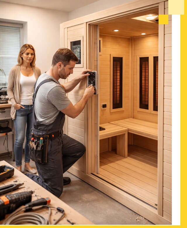 Инфракрасные сауны под ключ в Мичуринске продажа и установка