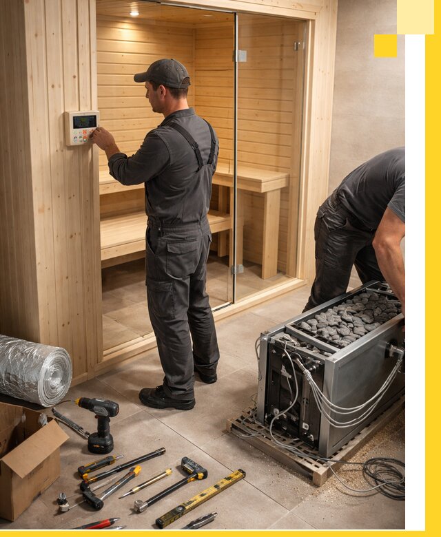 Поставка, установка и монтаж электрических саун в Мичуринске