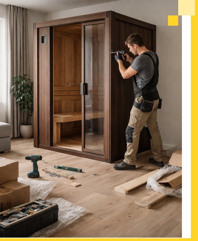 Установка и производство мини саун под ключ в Мичуринске