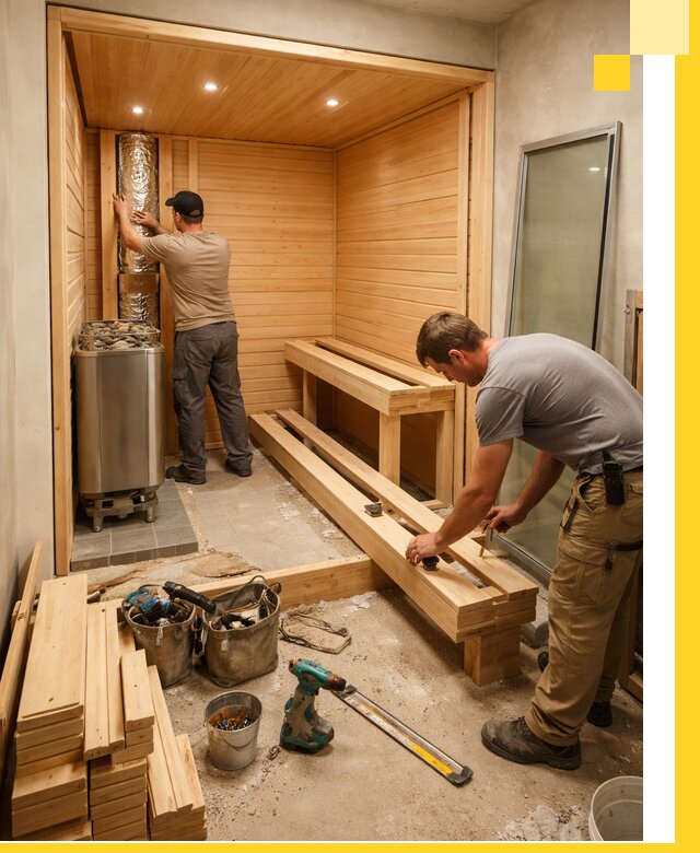 Проектирование и установка домашних саун под ключ в Мичуринске