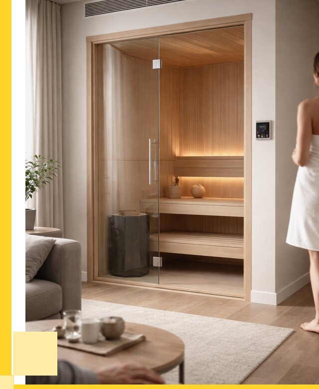 Сауна в квартире под ключ в Мичуринске от 124248 р. ЭриданМчр