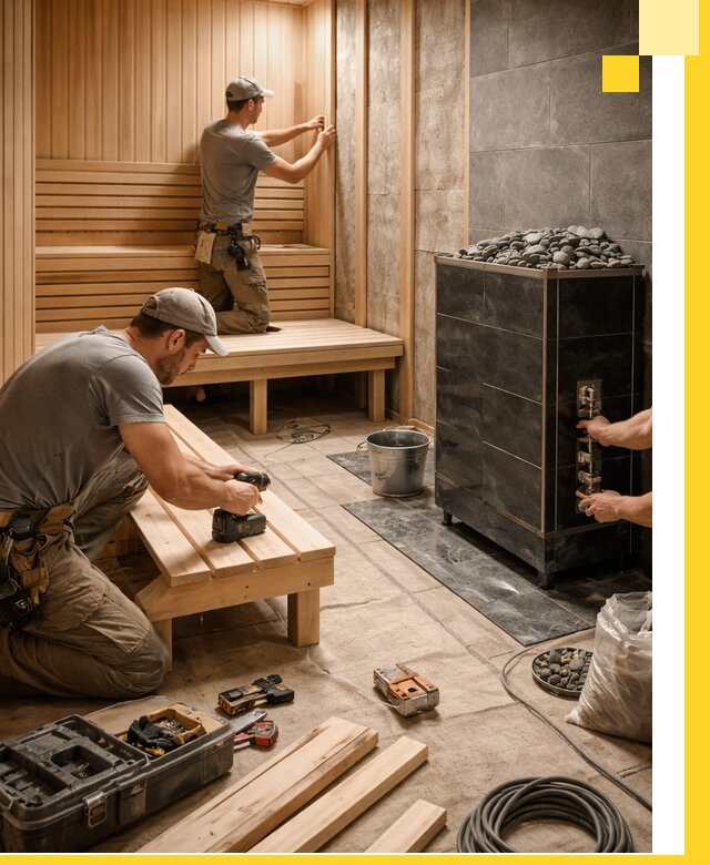 Дизайн и строительство интерьерных саун под ключ в Мичуринске