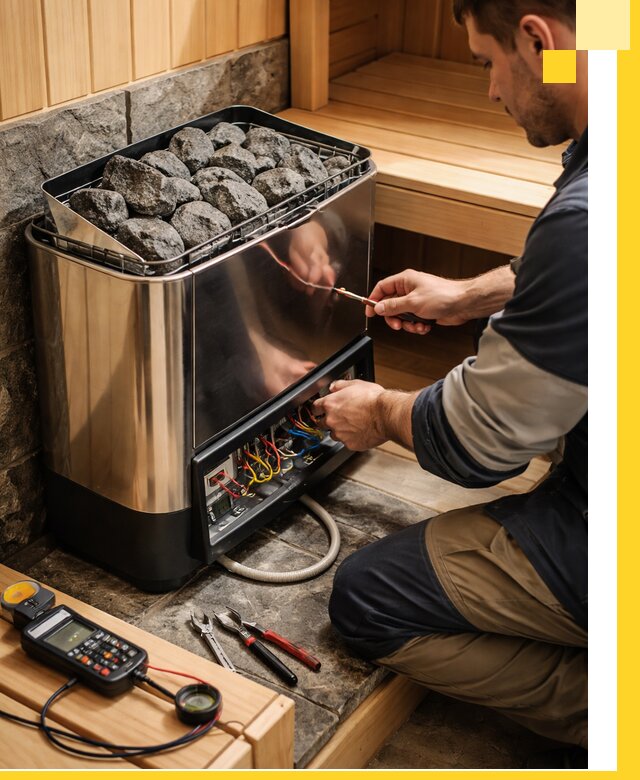 Продажа и установка электрокаменок для саун в Мичуринске