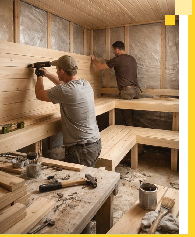 Профессиональная отделка бань и саун под ключ в Мичуринске