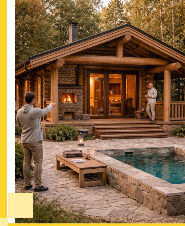 Проекты бань и хамам в Мичуринске от 25885 р. | ЭриданМчр