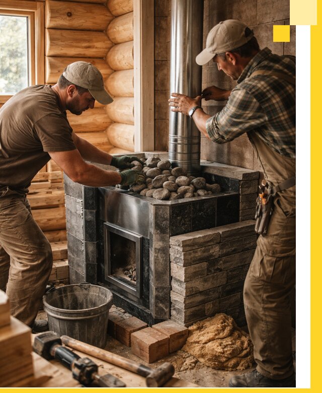 Строительство и отделка русских бань под ключ в Мичуринске