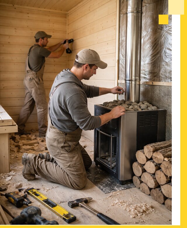 Строительство деревянных бань под ключ в Мичуринске проекты и монтаж