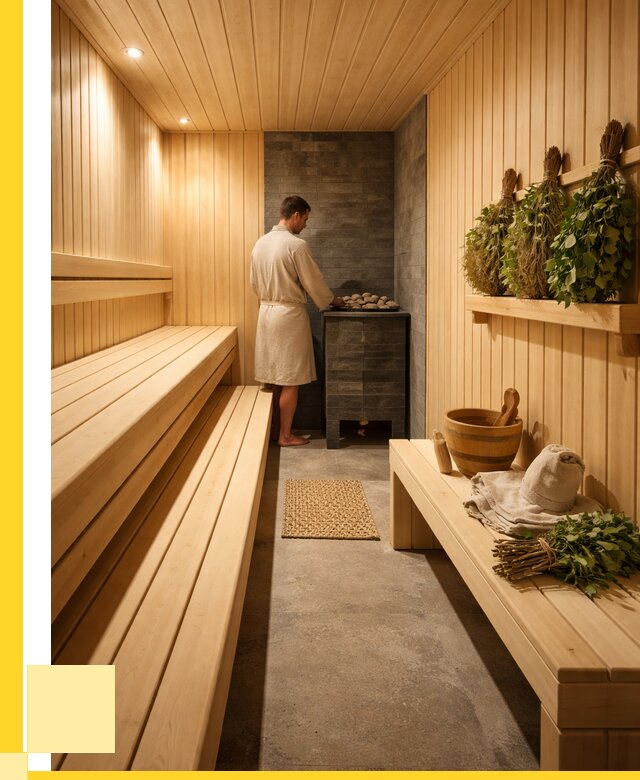 Отделка парной под ключ в Мичуринске от 362390 р. | ЭриданМчр