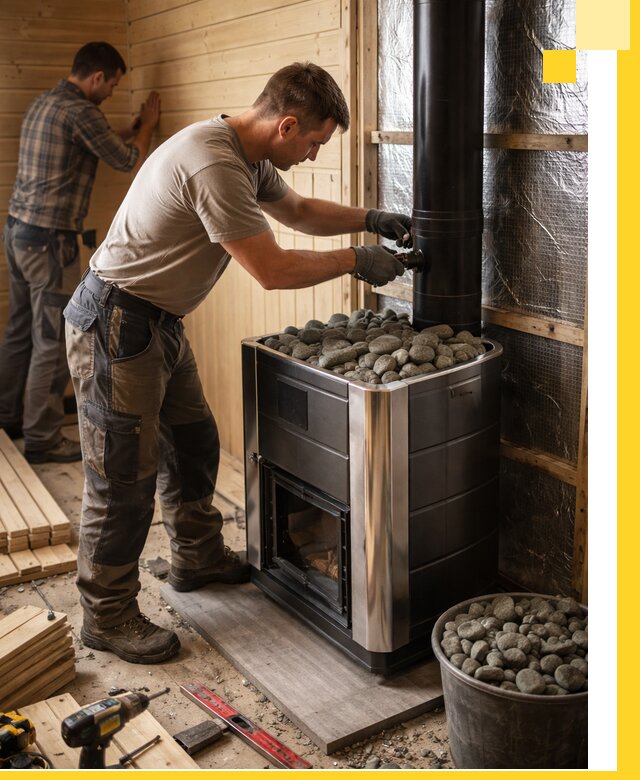 Проектирование и строительство парилок для бани в Мичуринске под ключ