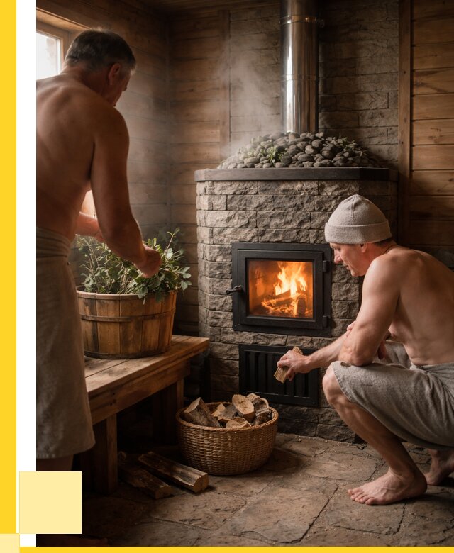 Банные печи под ключ в Мичуринске от 46593 р. | ЭриданМчр кирпичная