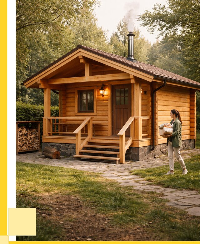 Купить баню под ключ в Мичуринске от 673010 р. | ЭриданМчр